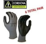 Cordova 6905 Ultimate Maxi Micro Foam Nitrile Coated Flexible Gloves - 6 Pair Pack