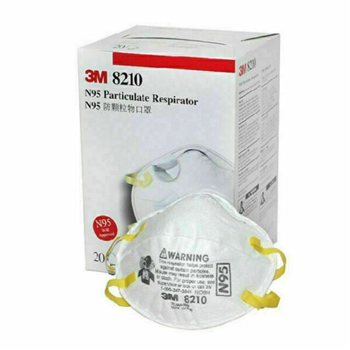 3M 8210 N95 Disposable Particulate Respirator - 20 Per Box