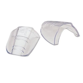 H.L. Bouton Slip-On Sideshields for safety glasses, Clear Flexible, One pair, 99705