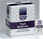 Waterjel Triple Antibiotic First Aid Ointment, 144 Packets Per Box