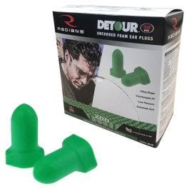 Radians FP30 Uncorded Foam Earplugs, NRR32 - 1 Box