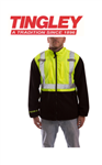 Tingley J73022-M Phase 2 Hi-Vis Fleece Liner/Jacket, Lime/Black