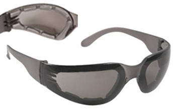 Mirage MRF121ID Foam Lined Safety Glasses with Smoke Anti-Fog Lens