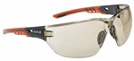 Bolle NESSPCSP Ness Plus Safety Glasses Sunglasses ANSI Z87+ - CSP/Copper Lens