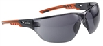 Bolle NESSPPSF Ness Plus Safety Glasses Sunglasses ANSI Z87+ - Smoke Lens
