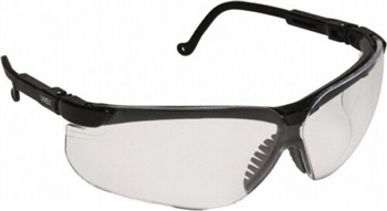Uvex S3200X Genesis Black Clear Lens, Anti-Fog Safety Glasses