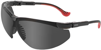 Uvex S3301 Genesis XC Black Frame, Clear Lens Safety Glasses