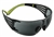 3M SF402AF SecureFit Black/Lime Temples, Gray Anti-Fog Safety Glasses