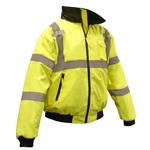 SJ11 Radians High Visibility Class 3 Safety Bomber Jacket - Lined