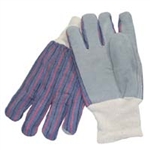Leather Palm Work Glove With Knit Wrist - Mens