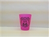 Hot pink shot glass