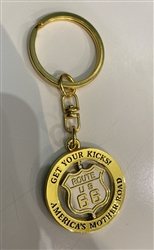 Rt 66 Twirly Keychain