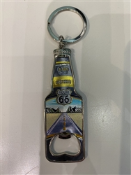Rt 66 Bottle  Keychain
