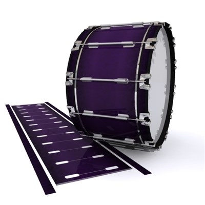 Dynasty 1st Generation Bass Drum Slip - Black Cherry (Purple)