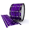 Dynasty 1st Generation Bass Drum Slip - Chaos Brush Strokes Purple and Black (Purple)