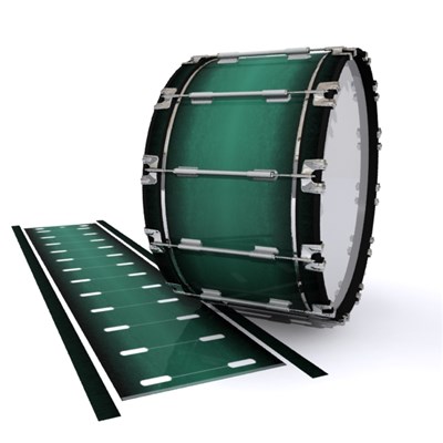 Dynasty 1st Generation Bass Drum Slip - Deep Viridian Fade (Green)