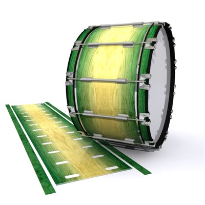 Dynasty 1st Generation Bass Drum Slip - Jungle Stain Fade (Green)