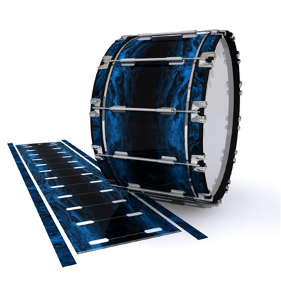 Dynasty 1st Generation Bass Drum Slip - Ocean GEO Marble Fade (Blue)