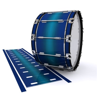 Dynasty 1st Generation Bass Drum Slip - Pacific Fade (Blue) (Aqua)