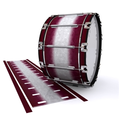 Dynasty 1st Generation Bass Drum Slip - Pebble Maroon (Red)