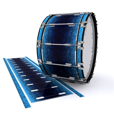 Dynasty 1st Generation Bass Drum Slip - Rocky Sea (Blue)