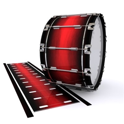 Dynasty 1st Generation Bass Drum Slip - Rose Stain Fade (Red)
