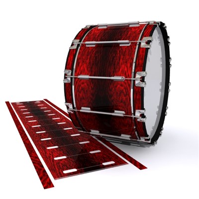 Dynasty 1st Generation Bass Drum Slip - Rosy Red Rosewood (Red)