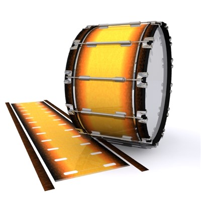 Dynasty 1st Generation Bass Drum Slip - Sahara Sun (Orange)