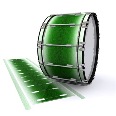 Dynasty 1st Generation Bass Drum Slip - Snowy Evergreen (Green)