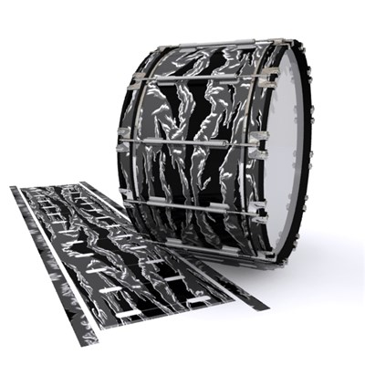 Dynasty 1st Generation Bass Drum Slip - Stealth Tiger Camouflage (Neutral)
