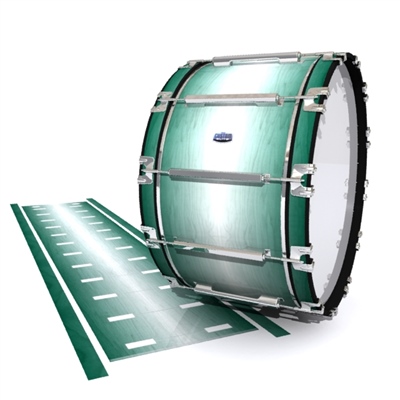 Dynasty Custom Elite Bass Drum Slip - Alpine Fade (Green)