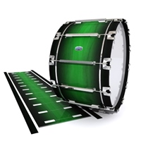 Dynasty Custom Elite Bass Drum Slip - Asparagus Stain Fade (Green)