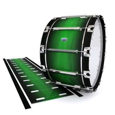 Dynasty Custom Elite Bass Drum Slip - Asparagus Stain Fade (Green)