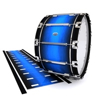 Dynasty Custom Elite Bass Drum Slip - Azure Stain Fade (Blue)