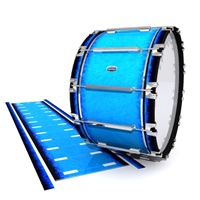 Dynasty Custom Elite Bass Drum Slip - Bermuda Blue (Blue)