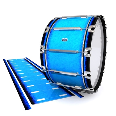 Dynasty Custom Elite Bass Drum Slip - Bermuda Blue (Blue)