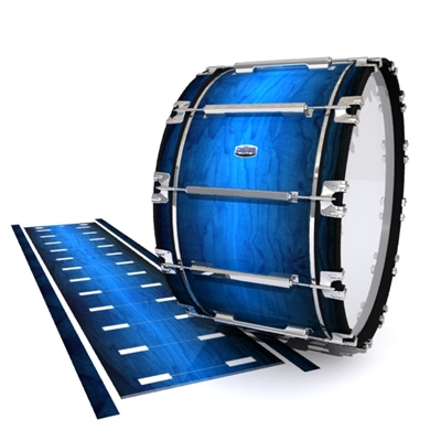 Dynasty Custom Elite Bass Drum Slip - Cayman Night (Blue)