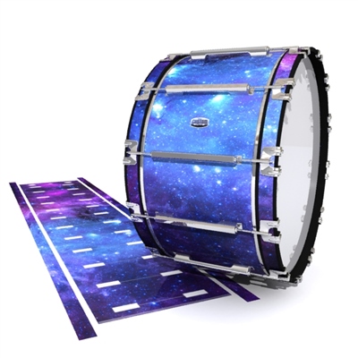 Dynasty Custom Elite Bass Drum Slip - Colorful Galaxy (Themed)