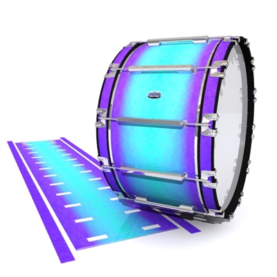 Dynasty Custom Elite Bass Drum Slip - Dejavu (Blue)