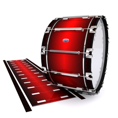 Dynasty Custom Elite Bass Drum Slip - Dragon Red (Red)