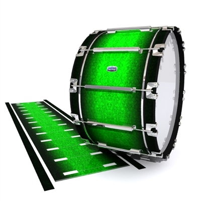 Dynasty Custom Elite Bass Drum Slip - Emerald Fade (Green)