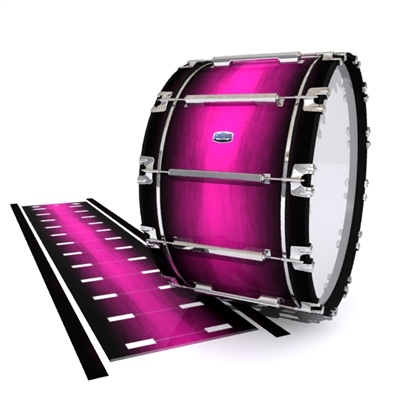 Dynasty Custom Elite Bass Drum Slip - Hot Pink Stain Fade (Pink)