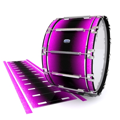 Dynasty Custom Elite Bass Drum Slip - Imperial Purple Fade (Purple) (Pink)