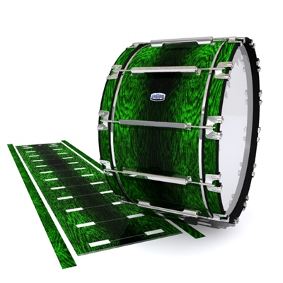Dynasty Custom Elite Bass Drum Slip - Mantis Green Rosewood (Green)