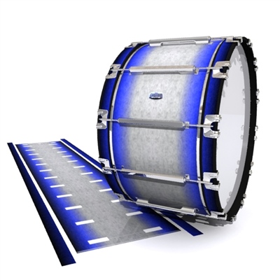 Dynasty Custom Elite Bass Drum Slip - Meteorite Fade (Blue)