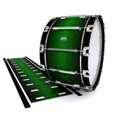 Dynasty Custom Elite Bass Drum Slip - Midnight Forest (Green)
