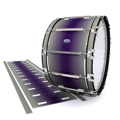 Dynasty Custom Elite Bass Drum Slip - Purple Grain Mist (Purple)