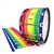 Dynasty Custom Elite Bass Drum Slip - Rainbow Stripes (Themed)