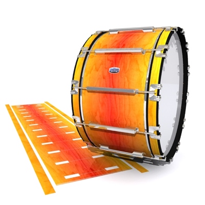 Dynasty Custom Elite Bass Drum Slip - Sunshine Stain (Orange) (Yellow)