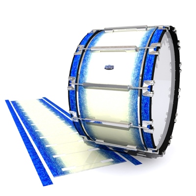 Dynasty Custom Elite Bass Drum Slip - Vanilla Beach (Blue)